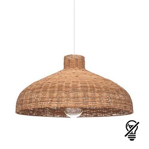 Suspension Ori Atmosphera Ø58 cm en rotin naturel