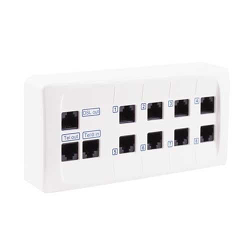 Brasseur multimédia 8 RJ45