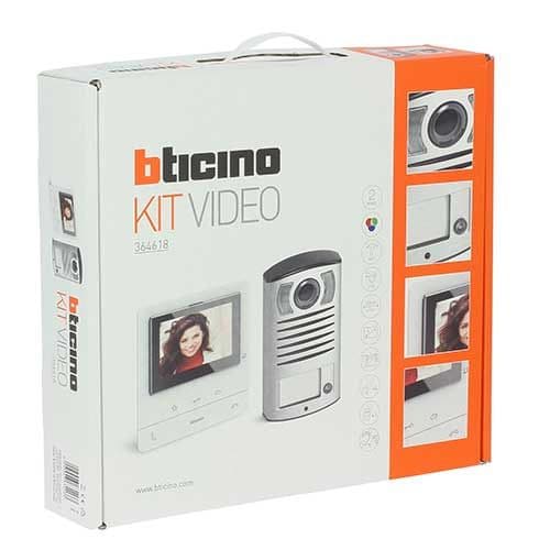 Kit vidéo visiophone et platine bticino réf.BT364618