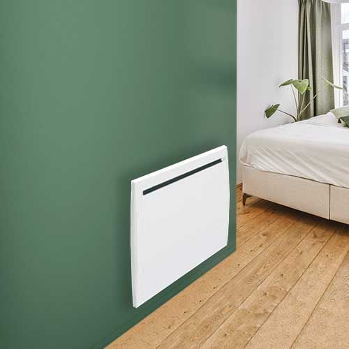 Radiateur à inertie double technologie horizontal blanc 1000W - BJN3663FDAJ