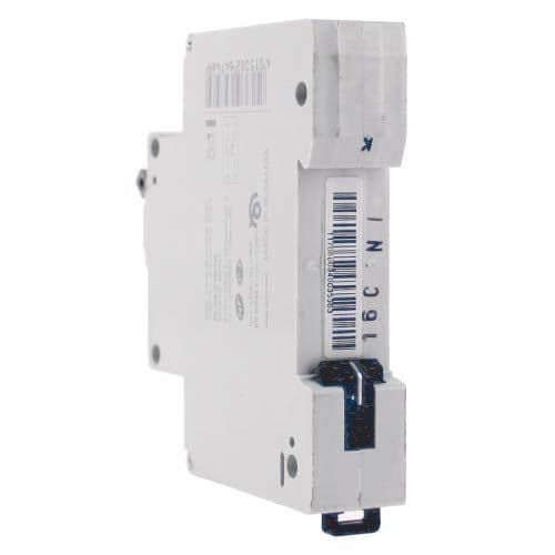 EATON Disjoncteur 16A Ph+N Courbe C 4.5kA 230V - vue de dos