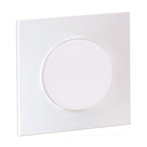 Bouton poussoir blanc EUROHM Square - 60202