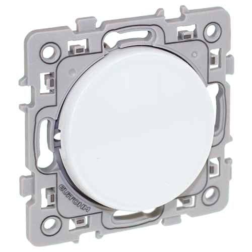 Bouton poussoir EUROHM Square blanc - 60202