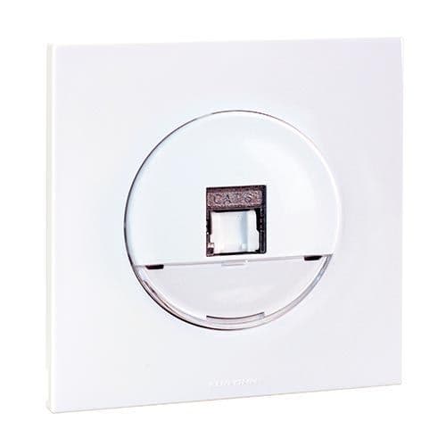 Prise RJ45 EUROHM Square grade 1 catégorie 6 UTP blanc - 60271