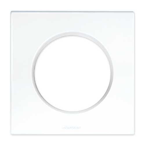 Lot de 50 EUROHM Square plaques simples blanc - 60296