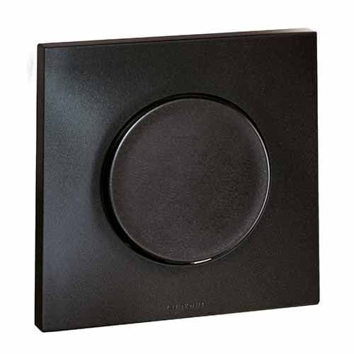 EUROHM Square Bouton poussoir anthracite - 60302