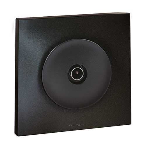 Prise TV EUROHM Square anthracite - 60364