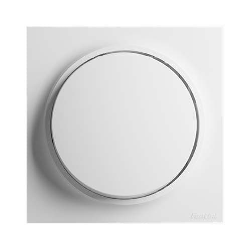 Interrupteur électrique va et vient simple extra-plat, au design élégant de la marque FONTINI