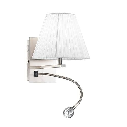 Applique LED+E14 LUCE DESIGN 3W Blanc HELLY - I-090111-5A