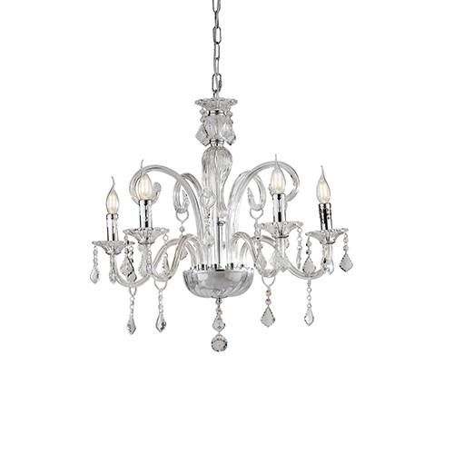 Suspension E14 LUCE DESIGN Chrome CRISTALLO - I-246/00200