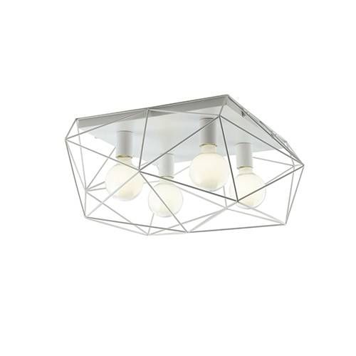 Plafonnier E27 LUCE DESIGN Blanc ABRAXAS - I-ABRAXAS-PL4 BCO