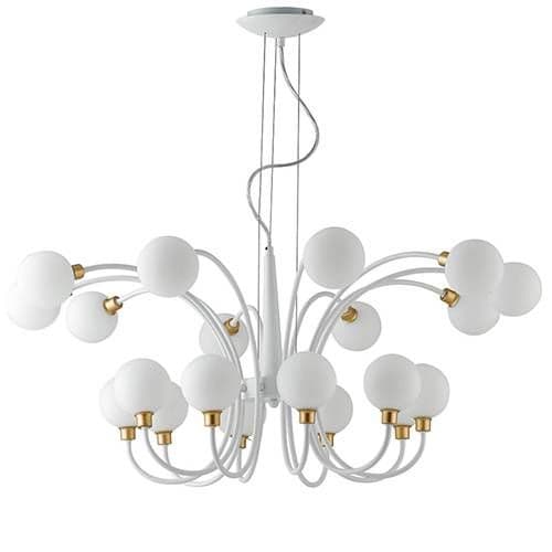 Suspension G9 LUCE DESIGN Or blanc AIDA - I-AIDA-S20