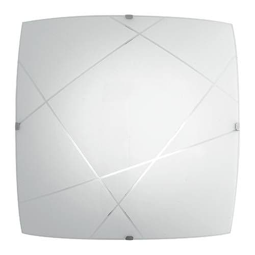 Plafonnier LED LUCE DESIGN 24W Blanc Chrome ALEXIA - I-ALEXIA/PL40