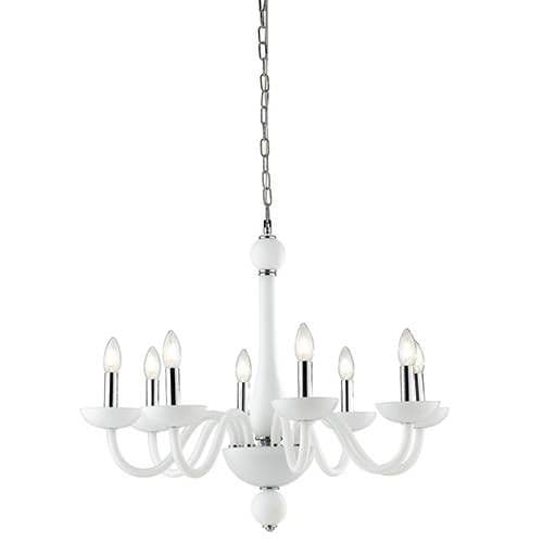 Suspension E14 LUCE DESIGN Blanc ALFIERE - I-ALFIERE/8 BCO