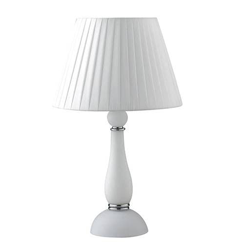 Lampe de table E27 LUCE DESIGN Blanc ALFIERE - I-ALFIERE/L1 BCO