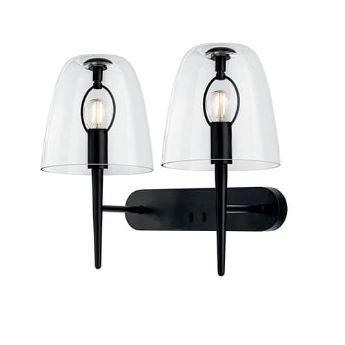 Applique E14 LUCE DESIGN Transprent ARES - I-ARES-AP2-TR