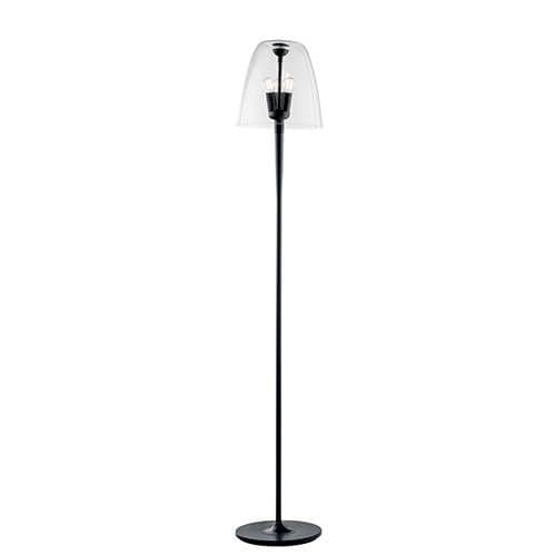 Lampadaire E14 LUCE DESIGN Transprent ARES - I-ARES-PT3-TR