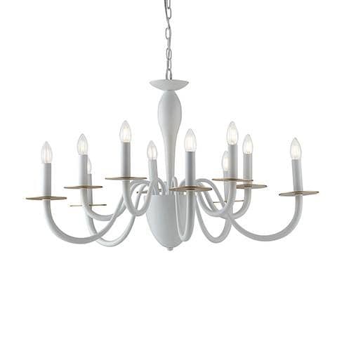 Suspension E14 LUCE DESIGN Blanc ARMSTRONG - I-ARMSTRONG/10 BCO