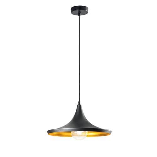 Suspension E27 LUCE DESIGN Noir BROADWAY - I-BROADWAY-S1