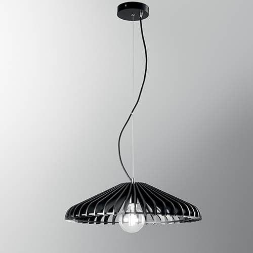 Suspension E27 LUCE DESIGN Noir CALDER - I-CALDER-S50 NERO