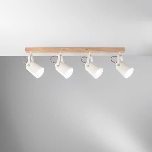 Applique E14 LUCE DESIGN Bois blanc EDA - I-EDA-AP4