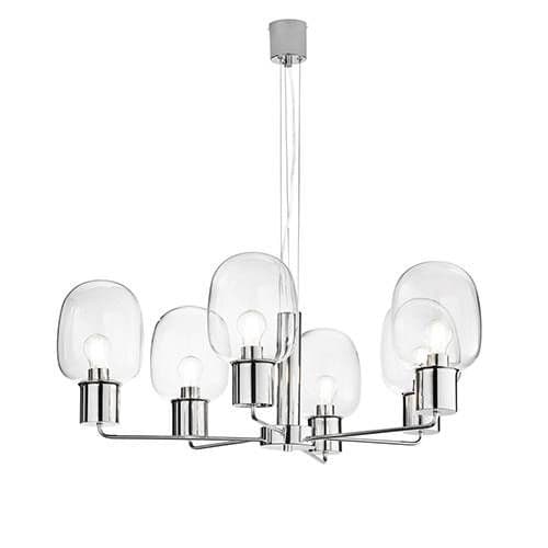 Suspension E27 LUCE DESIGN Chrome FELLINI - I-FELLINI-S6