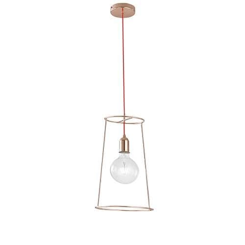 Suspension E27 LUCE DESIGN Or rose FRIDA - I-FRIDA/S25