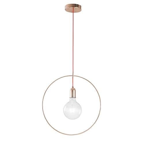 Suspension E27 LUCE DESIGN Or rose FRIDA - I-FRIDA/S40