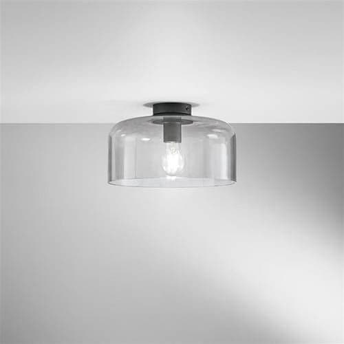 Plafonnier E27 LUCE DESIGN Gris GIBUS - I-GIBUS-PL30 GR