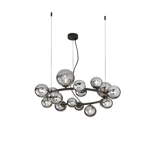 Suspension G9 LUCE DESIGN Noir HONEY - I-HONEY-S16-NER