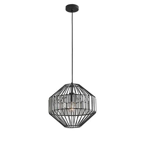 Suspension E27 LUCE DESIGN Noir OPIUM - I-OPIUM-S1 C