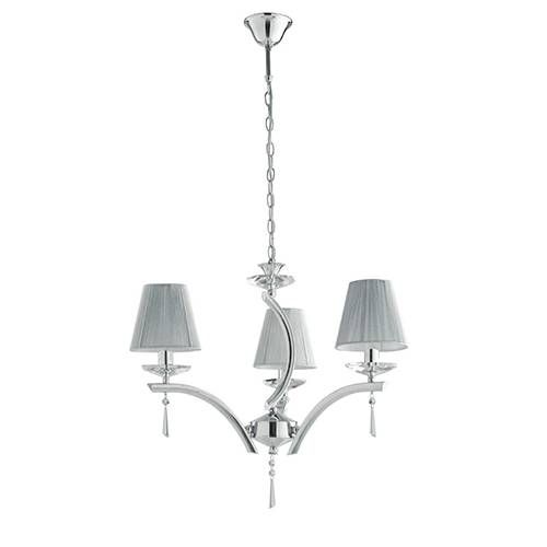 Suspension E14 LUCE DESIGN Chrome ORCHESTRA - I-ORCHESTRA/3