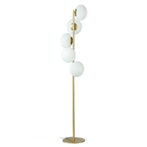 Lampadaire E27 LUCE DESIGN Or RIPPLE - I-RIPPLE-PT5-ORO