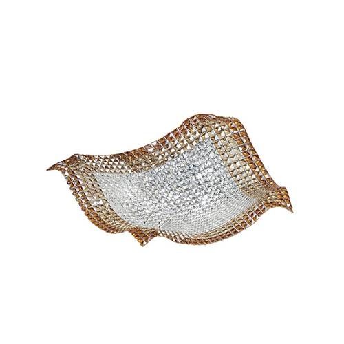 Plafonnier G9 LUCE DESIGN Transparent Ambre RUMBA - I-RUMBA/PL72