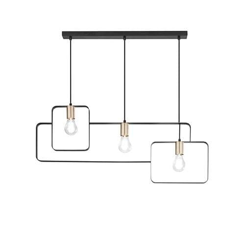 Suspension E27 LUCE DESIGN Noir SMITH - I-SMITH-S3