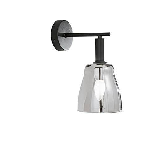 Applique E14 LUCE DESIGN Noir Chrome WEIZEN - I-WEIZEN-AP