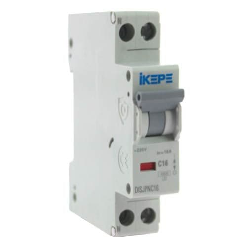 IKEPE Lot de 12 disjoncteurs 16A Ph+N courbe C 4.5kA 230V - IKE823292-L12