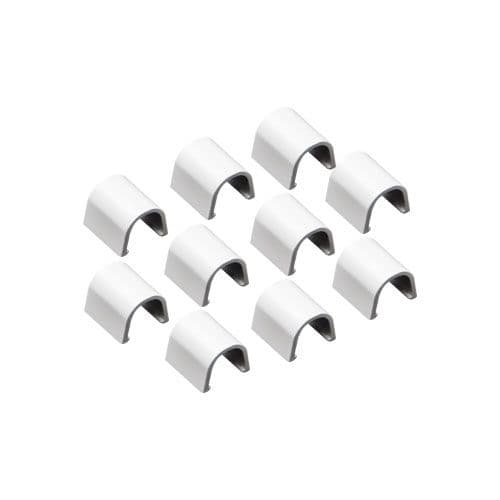 INOFIX Cablefix Accessoires droits 5,5 x 5,5 mm pour gaine adhésive - Blanc