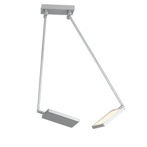 Plafonnier LED LUCE DESIGN 18W Gris BOOK - LED-BOOK-PL-GR