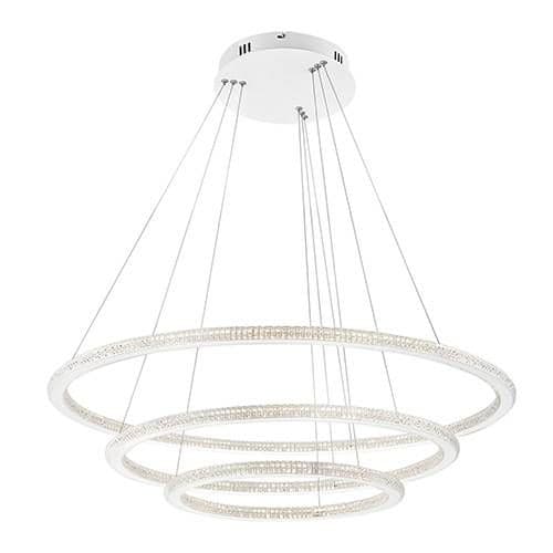 Suspension LED LUCE DESIGN 87W Blanc BRYANT - LED-BRYANT-S3