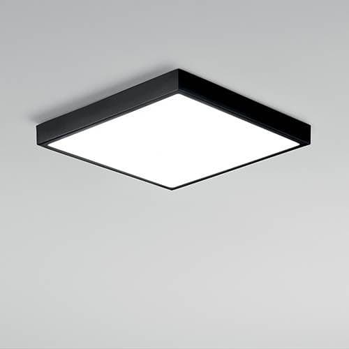 Plafonnier LED INTEC 24W Noir DOMO - LED-DOMO-Q24-NER