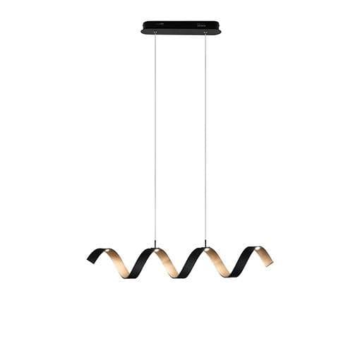 Suspension LED LUCE DESIGN 20W Noir Or HELIX - LED-HELIX-S4 NER