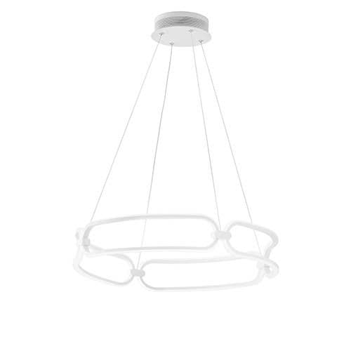 Suspension LED LUCE DESIGN 61,5W Blanc INFINITY - LED-INFINITY-S80