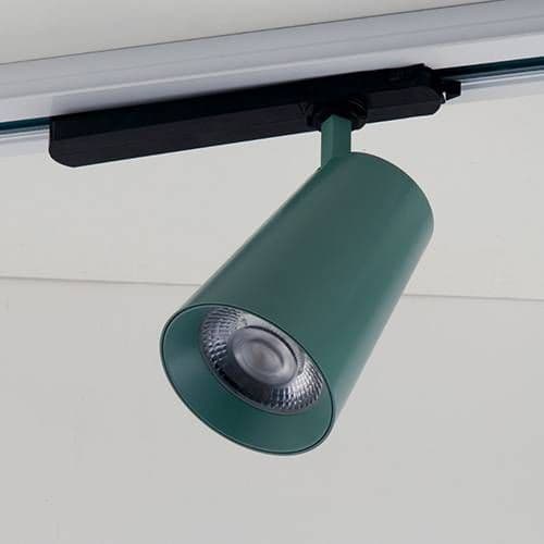 Projecteur pour rail LED INTEC 24W Vert KONE - LED-KONE-VER-24M