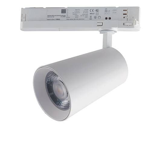 Projecteur pour rail LED INTEC 30W Blanc KONE - LED-KONE-W-30FM