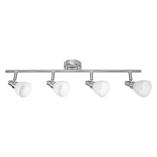 LEDVANCE Rampe LED 4 spots G9 230V 4x1,9W  800lm 2700K argent - 540682