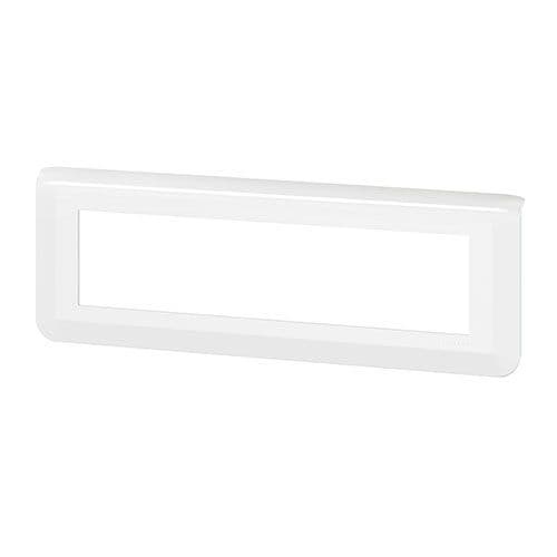 Plaque horizontale 8 modules blanc LEGRAND Mosaic