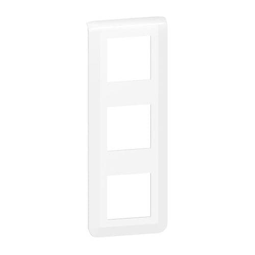 LEGRAND Mosaic Plaque triple verticale Blanc - 078823L