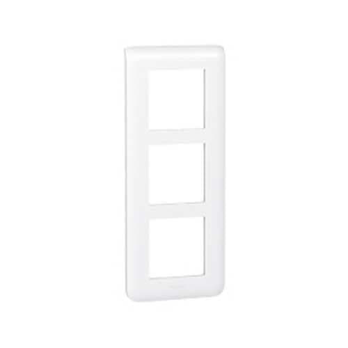 LEGRAND Mosaic Plaque triple verticale E57 blanche - 078856