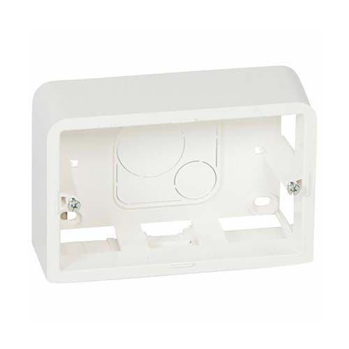 LEGRAND Mosaic Cadre saillie 1,5 postes ou 3 modules P40 blanc - 080289